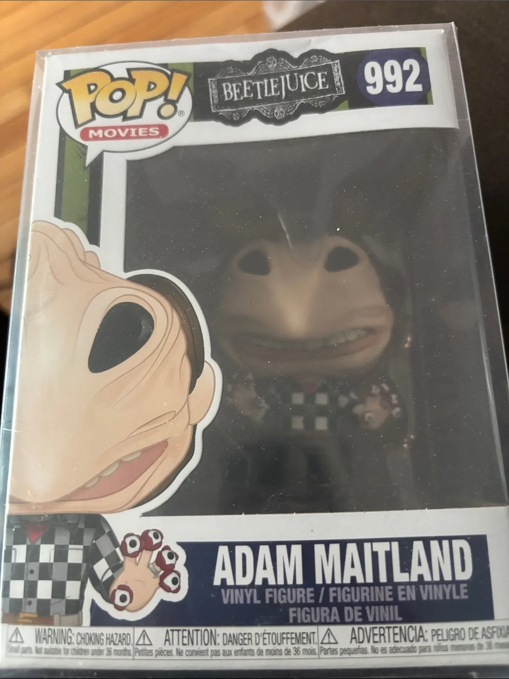 Funko Pop! Beetlejuice Adam Maitland Vinyl Figure - Black & White Checker